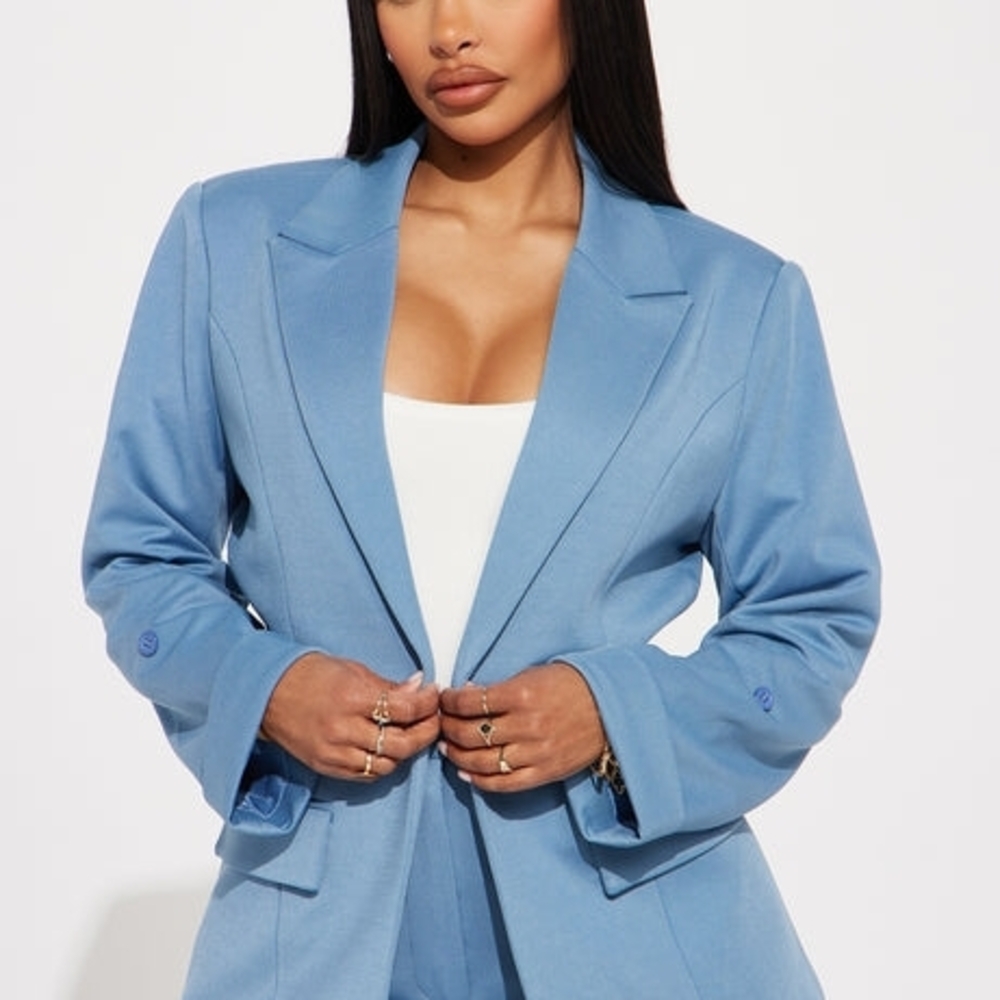 Fashion Nova Light Blue Women's Blazer